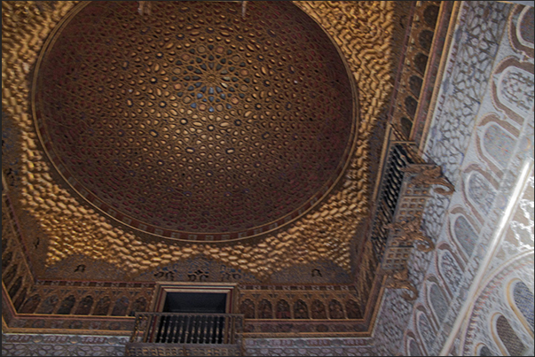 Sevilla. Moorish architecture inside the Alcazar