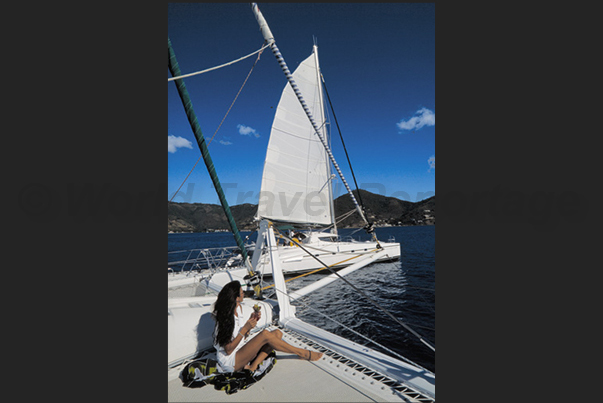 In navigation from Tortola In navigation from Tortola