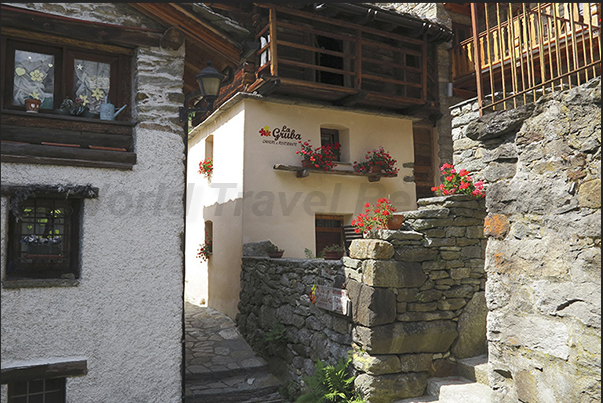 Village of Gruba (1550 m). Alpine architecture Village of Gruba (1550 m). Alpine architecture