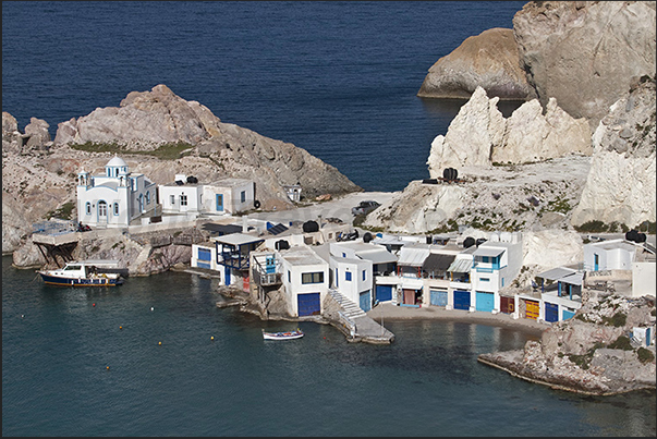 Firopotamos Bay. The fishermen village Firopotamos Bay. The fishermen village