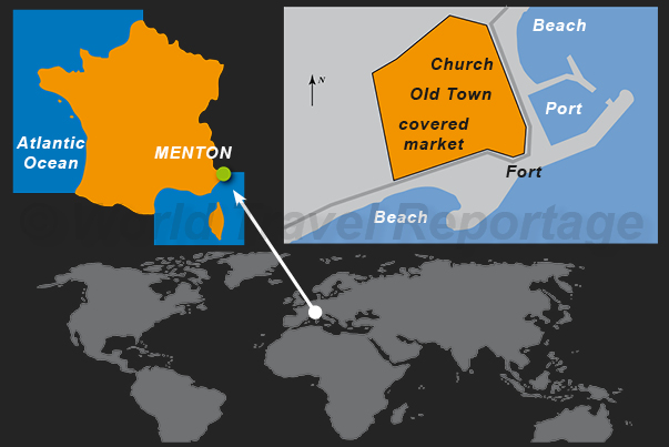Where is Menton Where is Menton