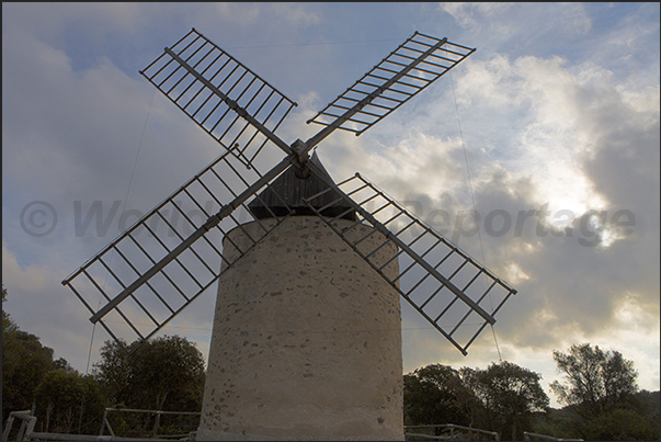Moulin de Bonheur, the windmill on the way to the south coast Moulin de Bonheur, the windmill on the way to the south coast