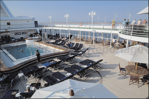 Baltic Sea. Cruising on the Silver Shadow to the Kiel Canal Baltic Sea. Cruising on the Silver Shadow to the Kiel Canal