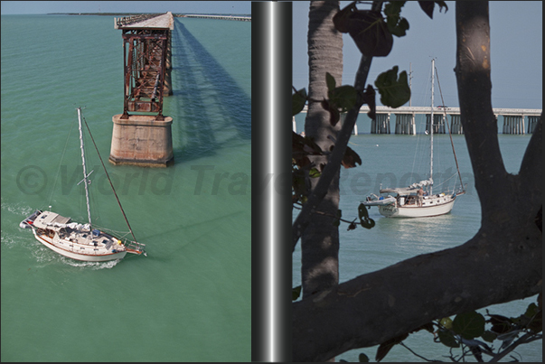 Keys Islands, an archipelago frequented by sailboats and motor due to its many marinas and moorings Keys Islands, an archipelago frequented by sailboats and motor due to its many marinas and moorings