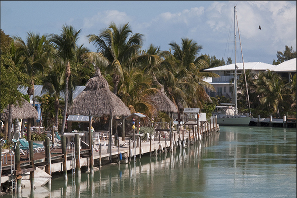 Keys Islands, an archipelago frequented by sailboats and motor due to its many marinas and moorings Keys Islands, an archipelago frequented by sailboats and motor due to its many marinas and moorings