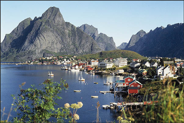 Moskenosoya island, town of Reine Moskenosoya island, town of Reine