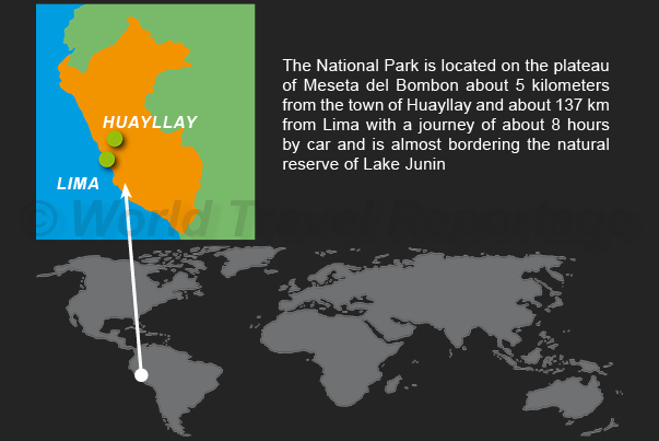 Where is the Huayllay National Sanctuary Where is the Huayllay National Sanctuary