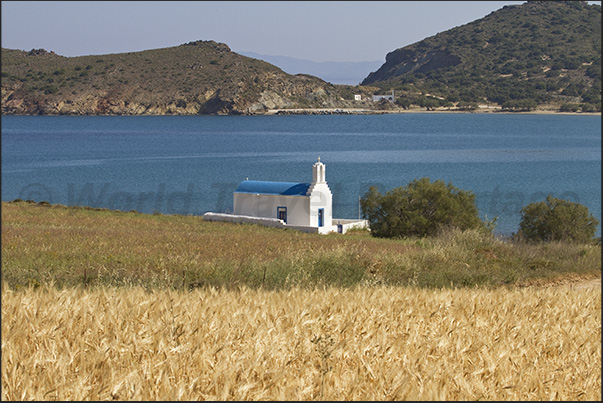 Kefalos Bay on the east coast of the island