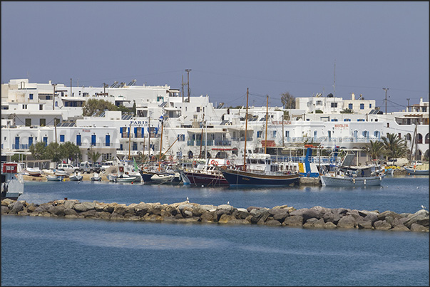 The village of Antiparos on the island of the same name
