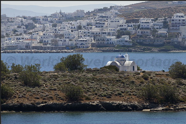 Paros island. Town and bay of Naoussa