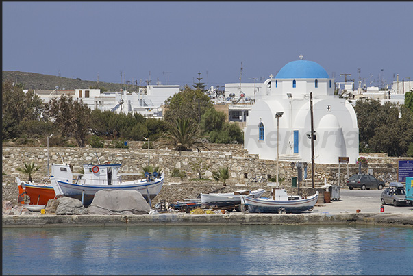 The village of Antiparos on the island of the same name