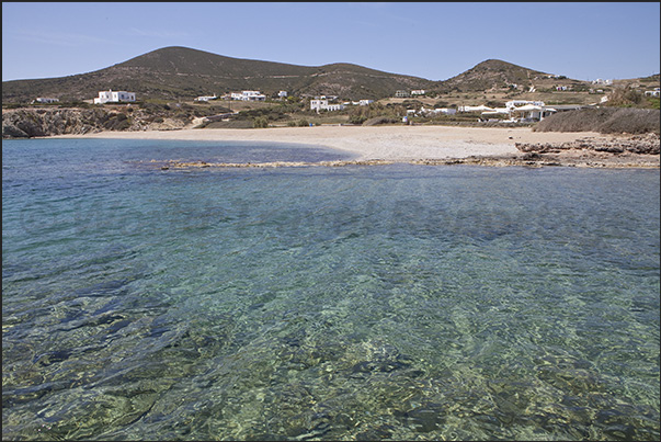 The bay of Agios Georgios on the south coast of Antiparos