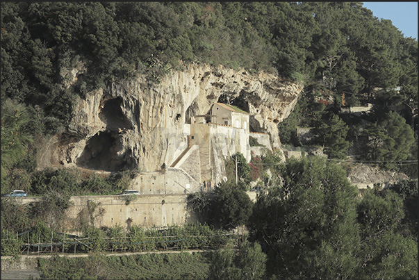 From Vietri, the Amalfitana Coast road winds through dense woods, passing near ancient towers