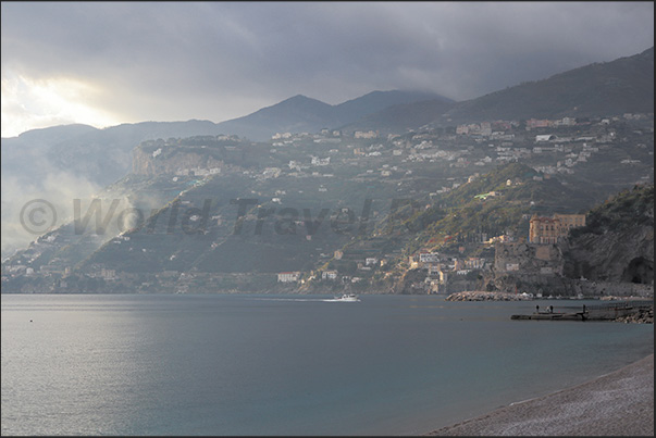 The bay of the small town of Maiori