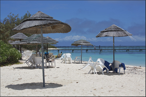 Amédée Island. Coral sand beach, clear sea protected by coral reefs and tropical forest, these are the features of the island Amédée Island. Coral sand beach, clear sea protected by coral reefs and tropical forest, these are the features of the island