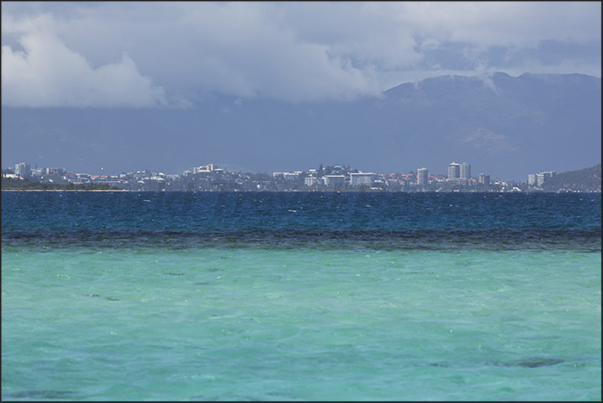The town of Noumea, view from the lagoon The town of Noumea, view from the lagoon
