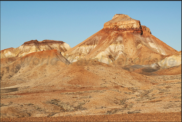 Orange, red, yellow and white are the colors of Painted Desert Orange, red, yellow and white are the colors of Painted Desert