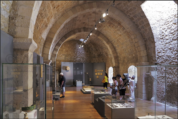 The castle of Kyllini. The museum The castle of Kyllini. The museum
