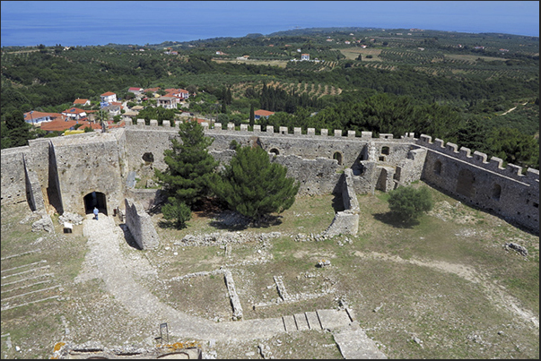 The square of Kyllini Castle The square of Kyllini Castle