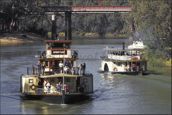 Echuca. Cruise on Murray River Echuca. Cruise on Murray River