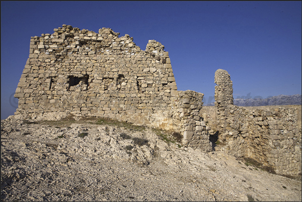 Ruins of a Venetian castle on the island of Pag Ruins of a Venetian castle on the island of Pag
