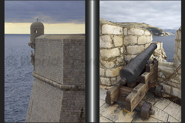 Dubrovnik. The castle that protects access from the sea of the town Dubrovnik. The castle that protects access from the sea of the town