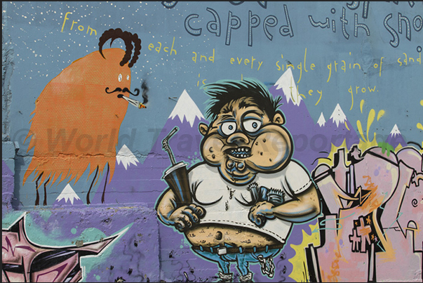 Murals in town Murals in town