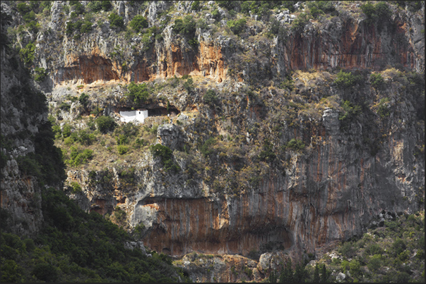 The high cliffs of the gulf of Fokianos The high cliffs of the gulf of Fokianos